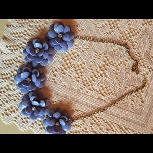 EUC J. Crew floral rose necklace